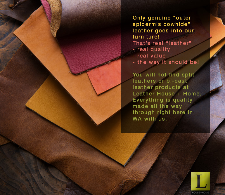 Leather furniture information - Get the facts - Leather House & Home ...